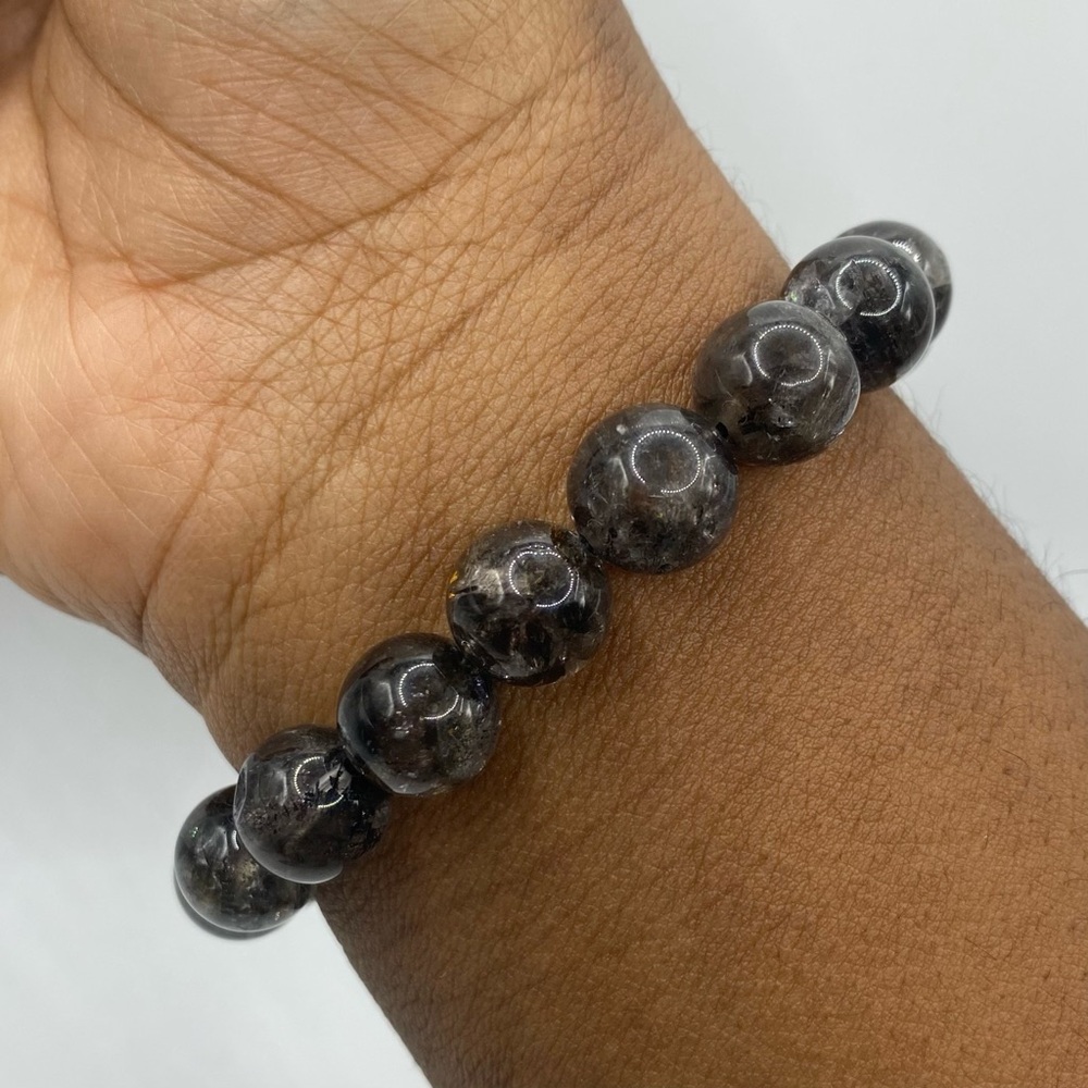 High Quality Herkimer Diamond Crystal Bracelet 11.5mm - Picture 9 of 9